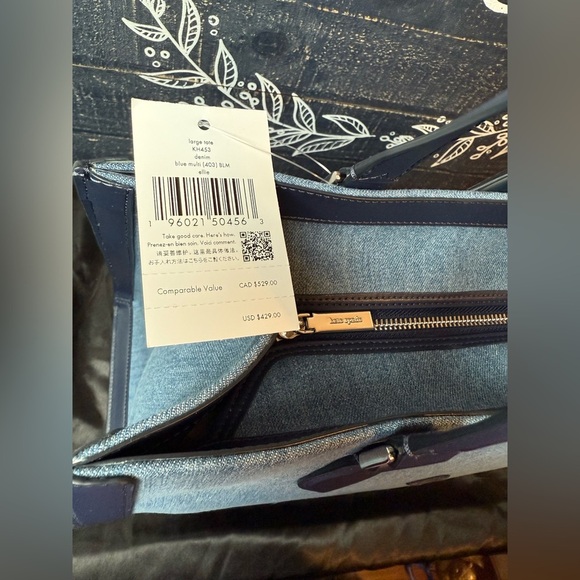 Kate Spade Ellie Denim Large Tote - Picture 6 of 6